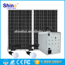 Portable solar power home lighting system